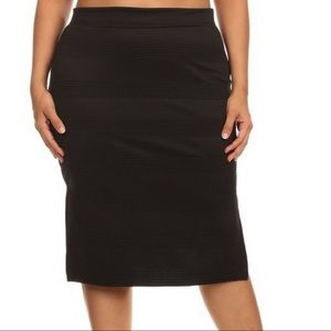 Plus Size Pencil Skirt